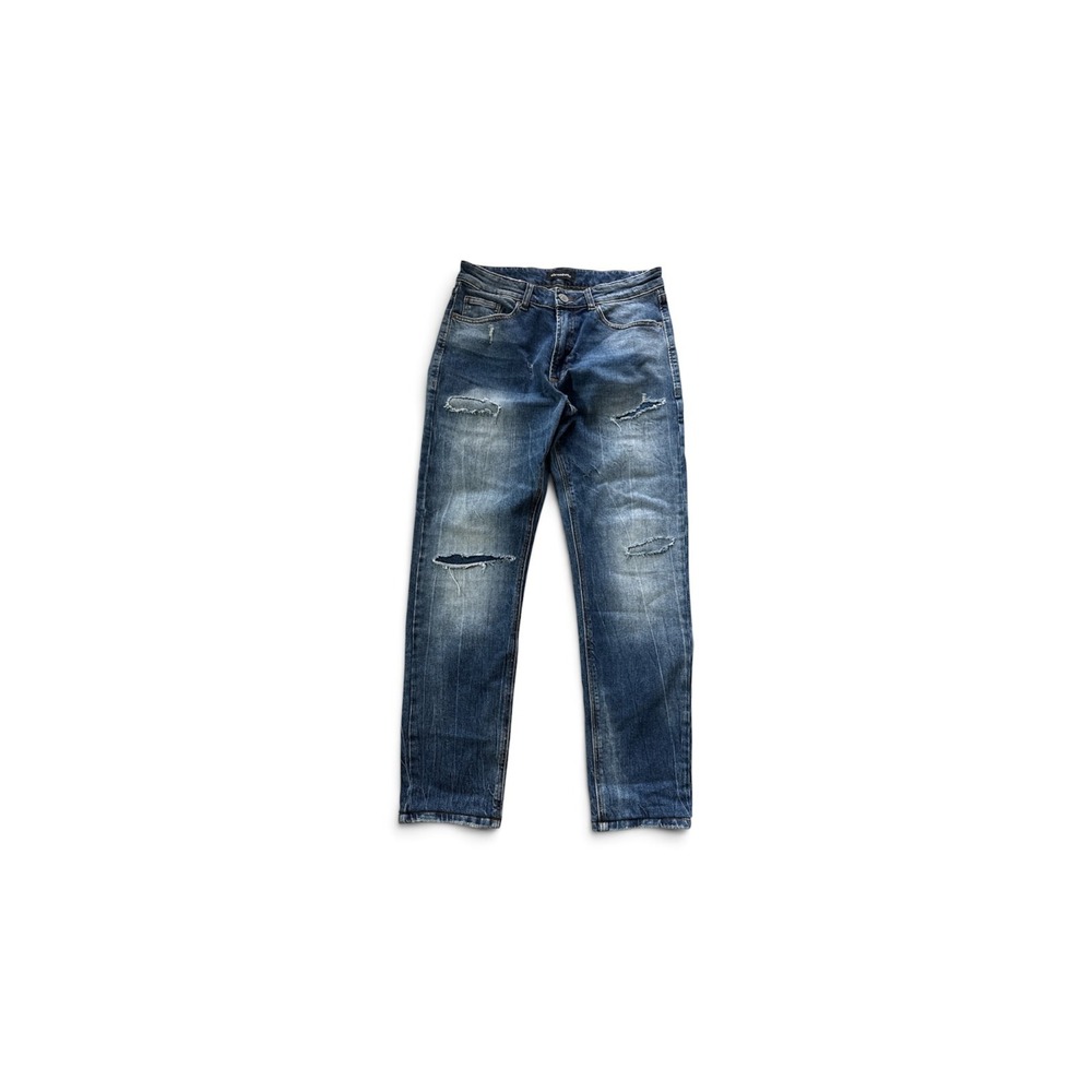 Eleven Paris Distressed Street Style Jeans Men's 32 Vintage Fade Casual Pants